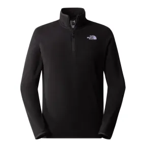 100 Glacier Quarter Zip Fleece  - Black