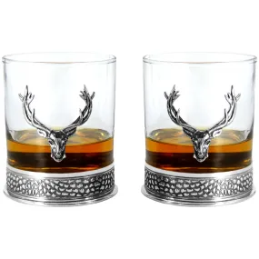 11oz REGAL STAG WHISKEY OR RUM DOUBLE TUMBLER