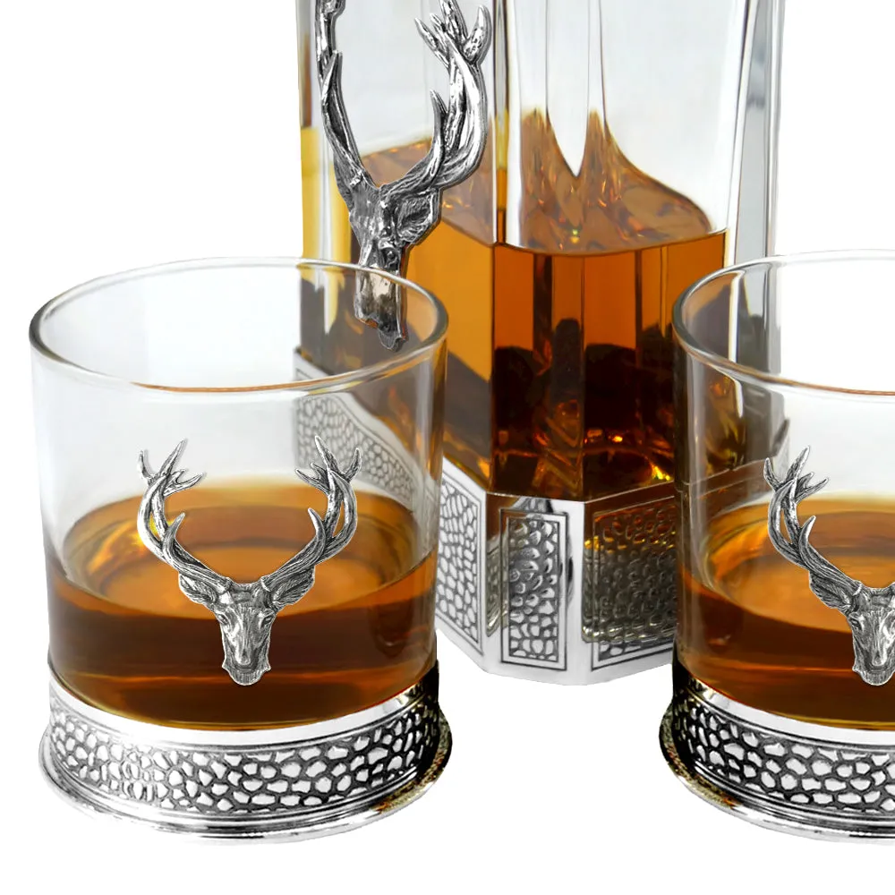 11oz REGAL STAG WHISKEY OR RUM DOUBLE TUMBLER