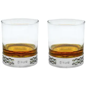 11oz UISGE BEATHA WHISKEY OR RUM DOUBLE TUMBLER SET