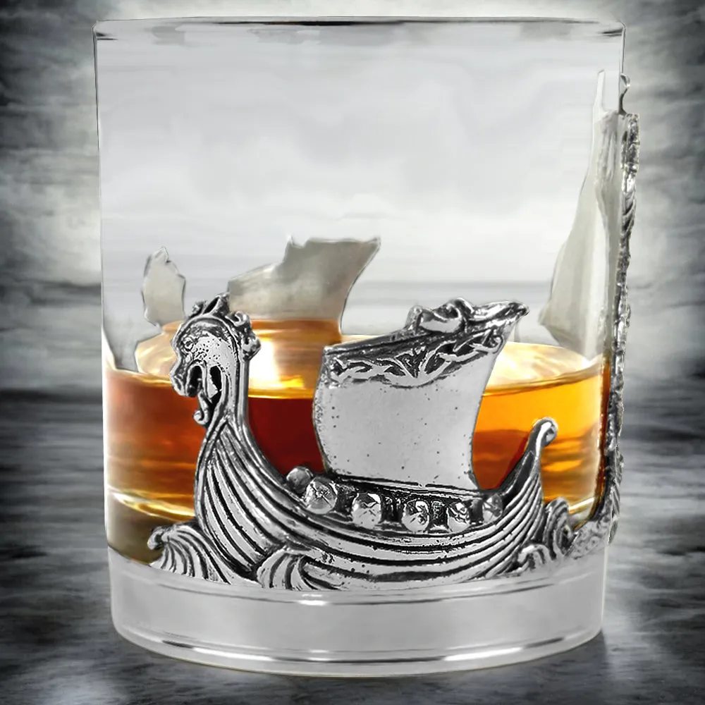 11oz Viking Pewter Whisky Glass Tumbler