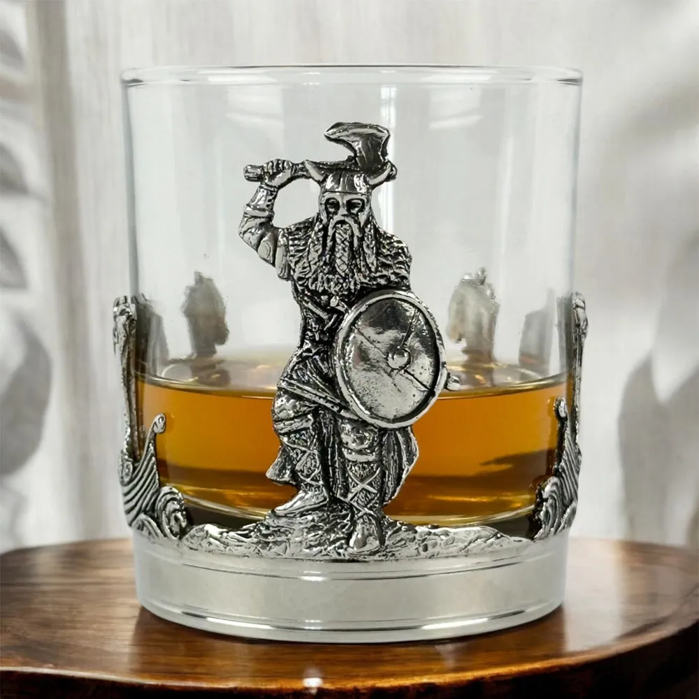 11oz Viking Pewter Whisky Glass Tumbler