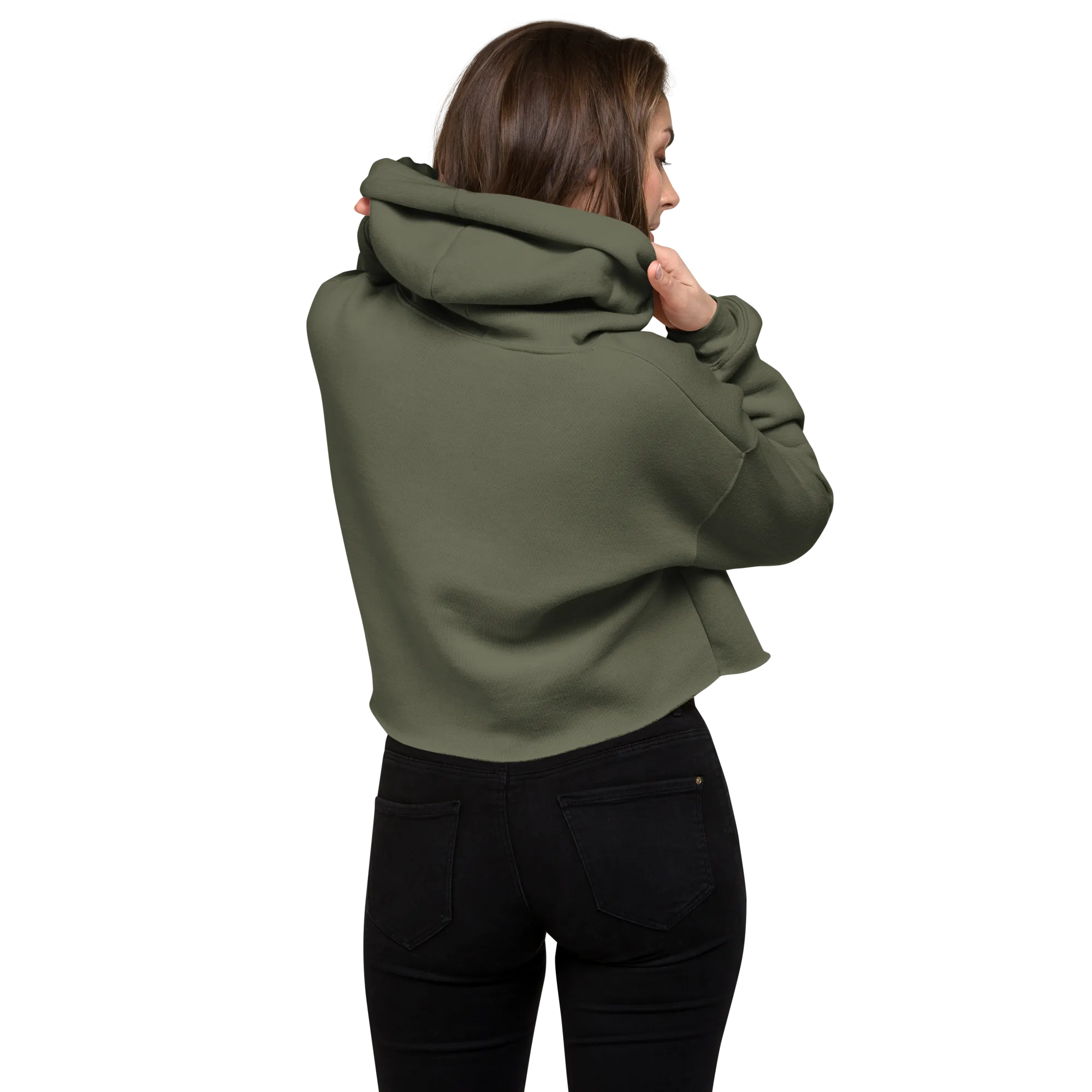 13 Stars Women's Crop Hoodie