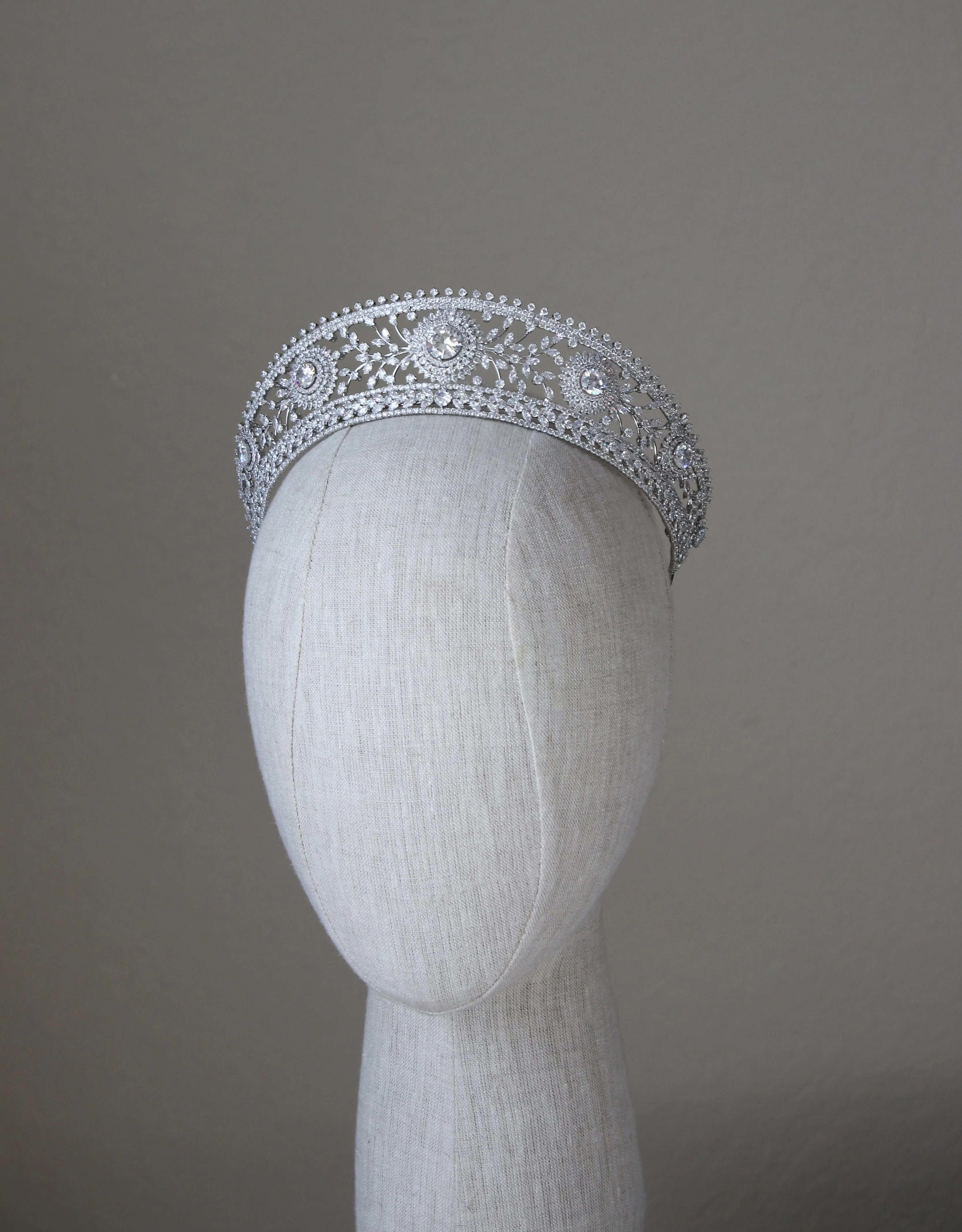 ANASTASIA Simulated Diamond Kokoshnik Tiara