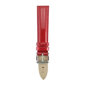 ARIES GOLD RUBY RED GLOSS AG-L0013 LEATHER STRAP