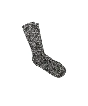 Birkenstock Cotton Slub Black/Grey Mens Socks