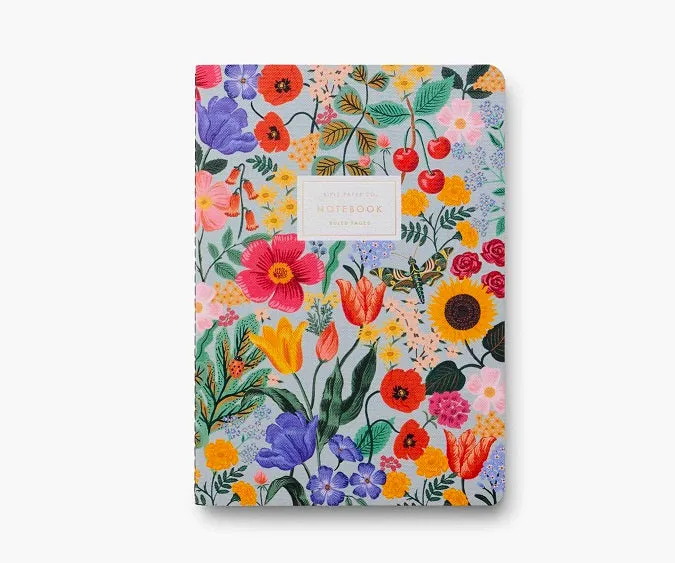 Blossom Stitched Notebooks Set