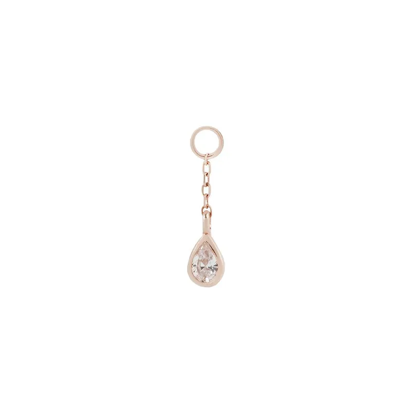 BUDDHA JEWELLERY CONCORDE CHAIN CHARM/ CUBIC ZIRCONIA