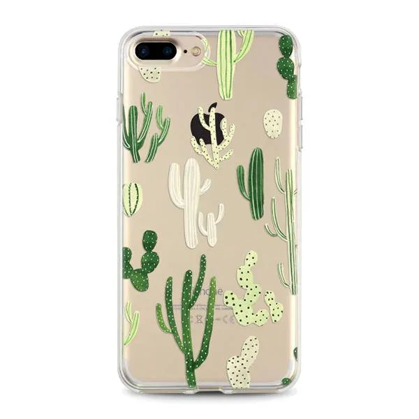 Cactus Transparent Clear iPhone Case