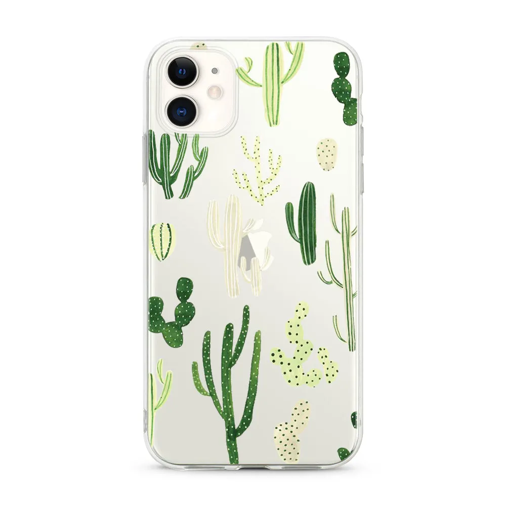 Cactus Transparent Clear iPhone Case