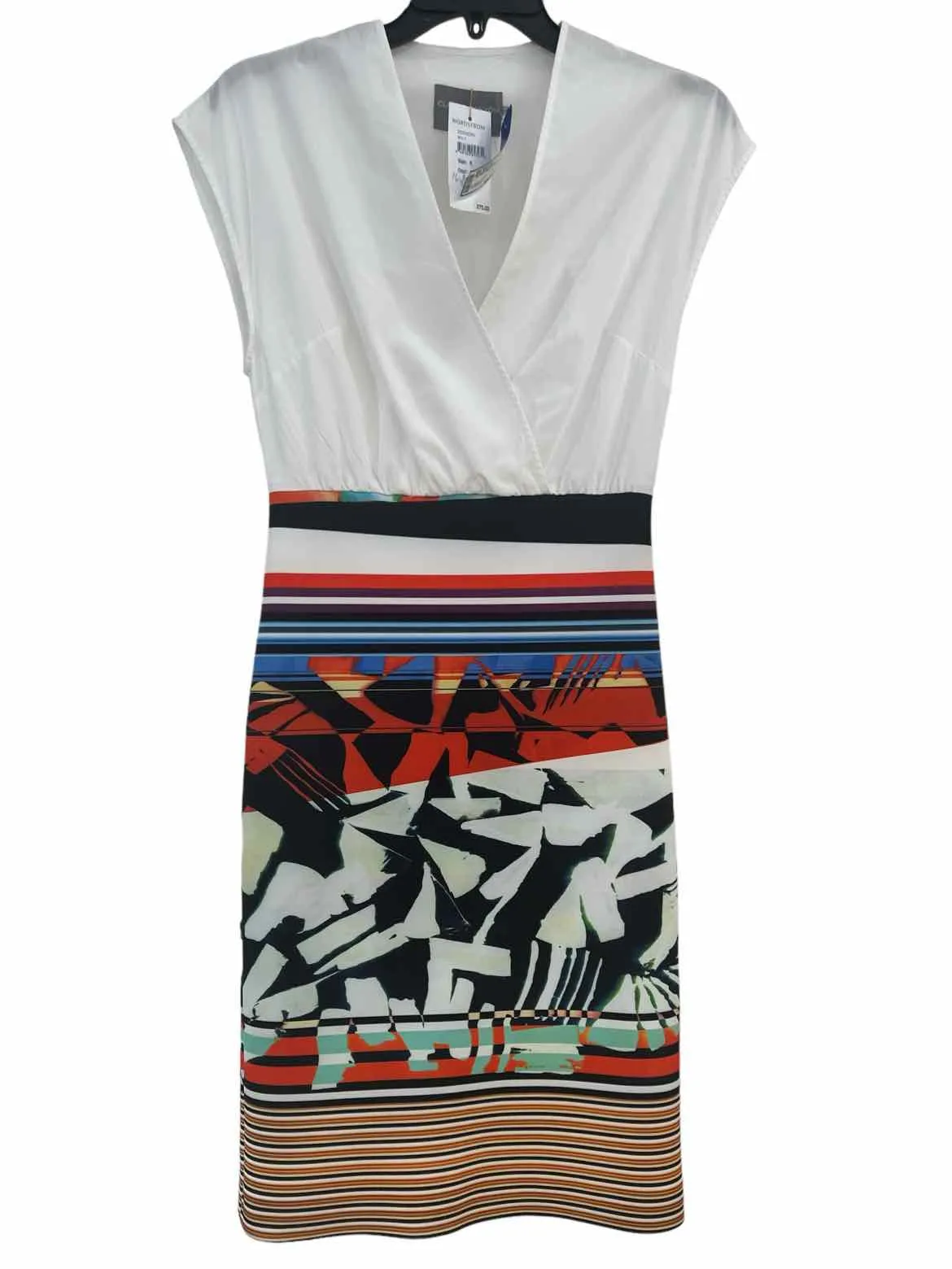 Clover Canyon White Multi Size S Dress