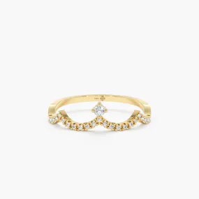 Diamond Crown Ring, Elizabeth