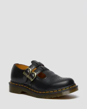 Dr. Martens Women's 8065 SMOOTH LEATHER MARY JANE SHOES (Black)