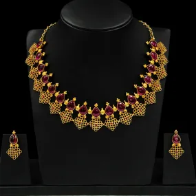 Geru Necklace with Stud PSGRNSSR1R-0841