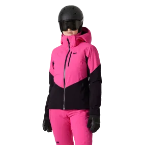 Helly Hansen Women's Alphelia Insulated HT Waterproof Ski Jacket (Dragon Fruit Black)