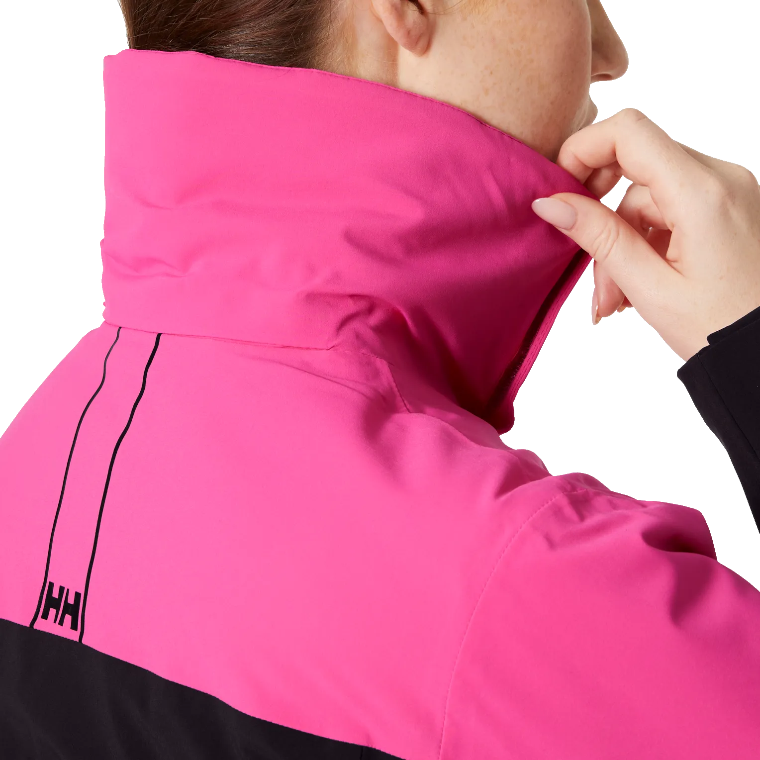 Helly Hansen Women's Alphelia Insulated HT Waterproof Ski Jacket (Dragon Fruit Black)