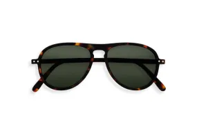 Izipizi Sun #I tortoise - green lenses