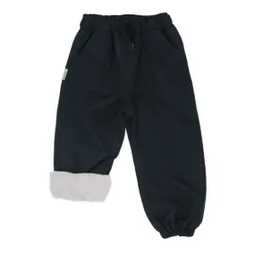 Jan & Jul Kids Cozy-Dry Rain & Snow Pants - Black