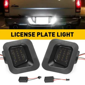 LED License Plate Lights Tag Light Lamp Assembly for 2003-2018 Dodge RAM 1500 | 2500 | 3500, 2019 1500 Classic