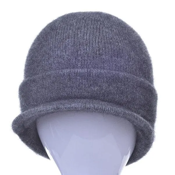 Merino Possumsilk Beanie with Cap