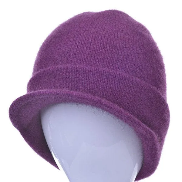 Merino Possumsilk Beanie with Cap