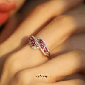 Meryl Starry Ruby Ring