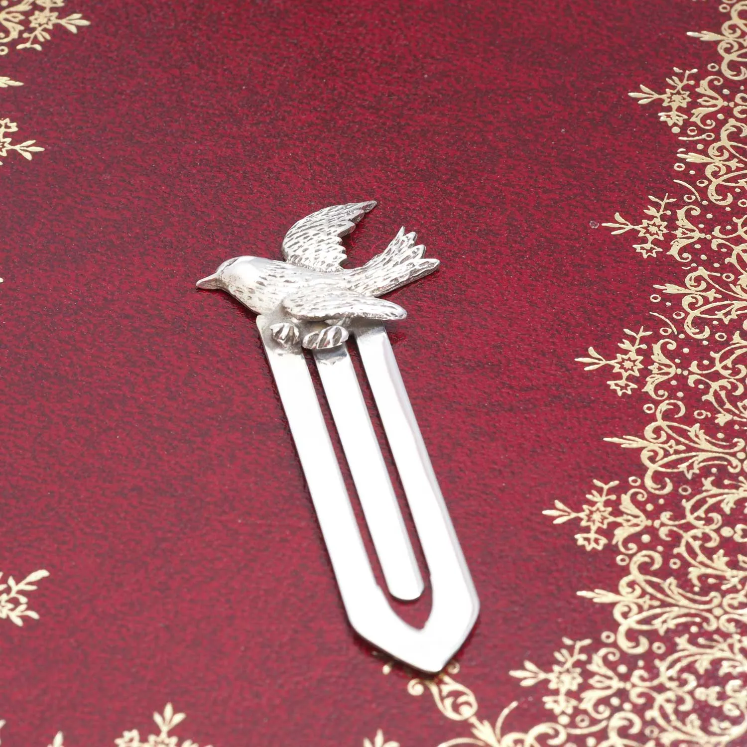 Personalised Sterling Silver Bird Bookmark