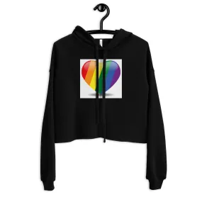 Pride Heart Crop Hoodie