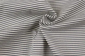 Seersucker Cotton Blend Stripes