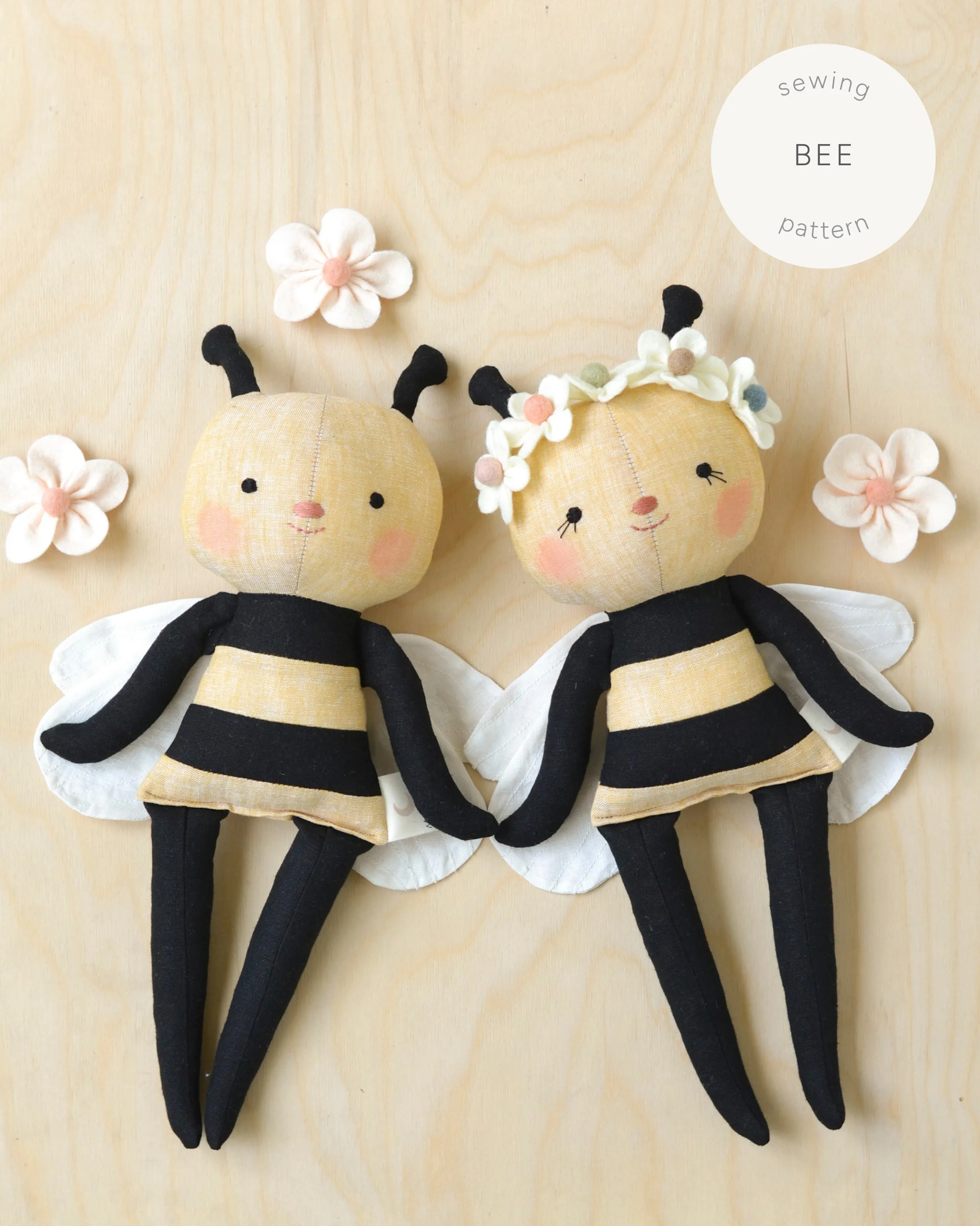 Sewing Pattern - Bee doll