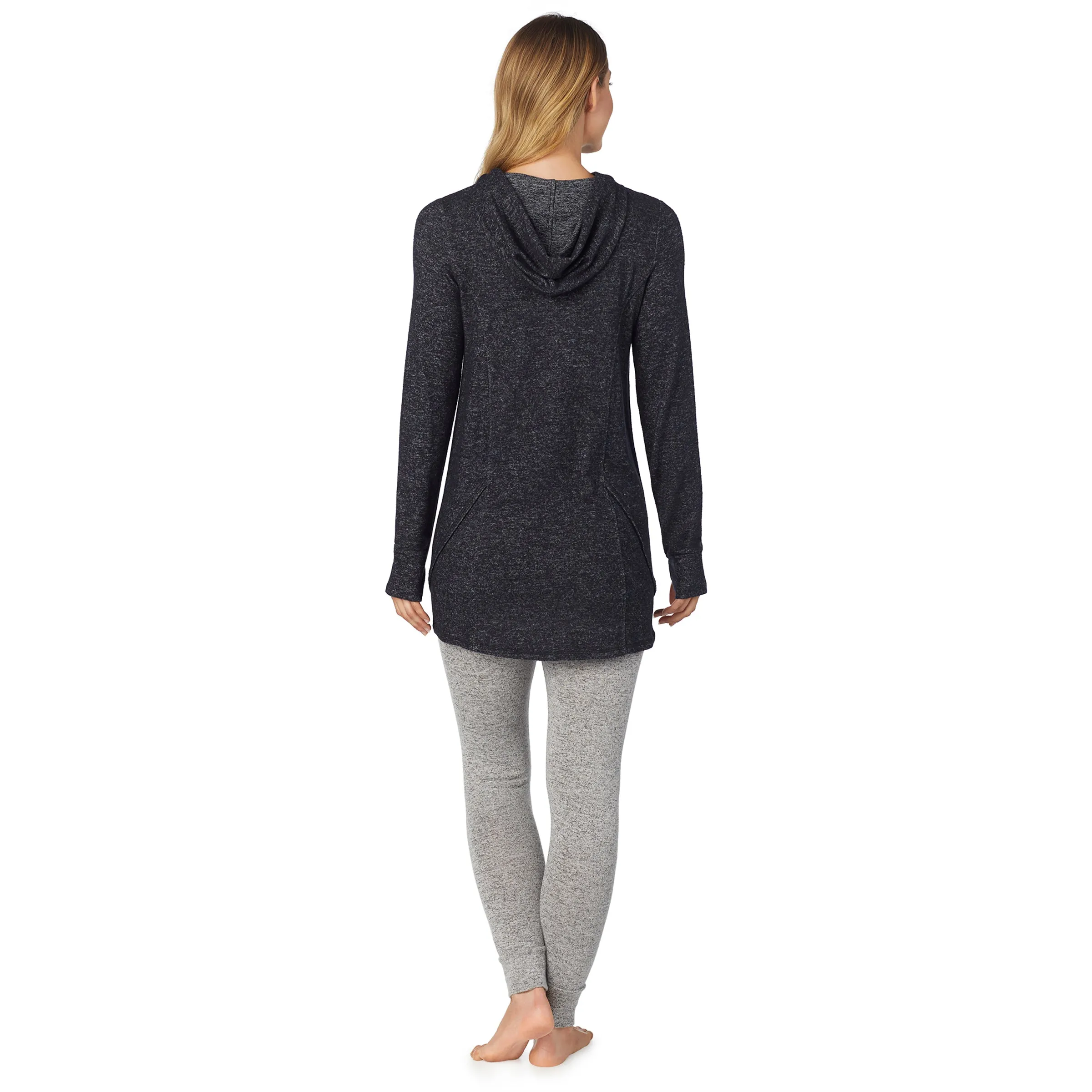 SoftKnit Long Sleeve Tunic Hoodie