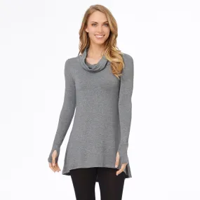 Softwear With Stretch Long Sleeve Cowl Tunic