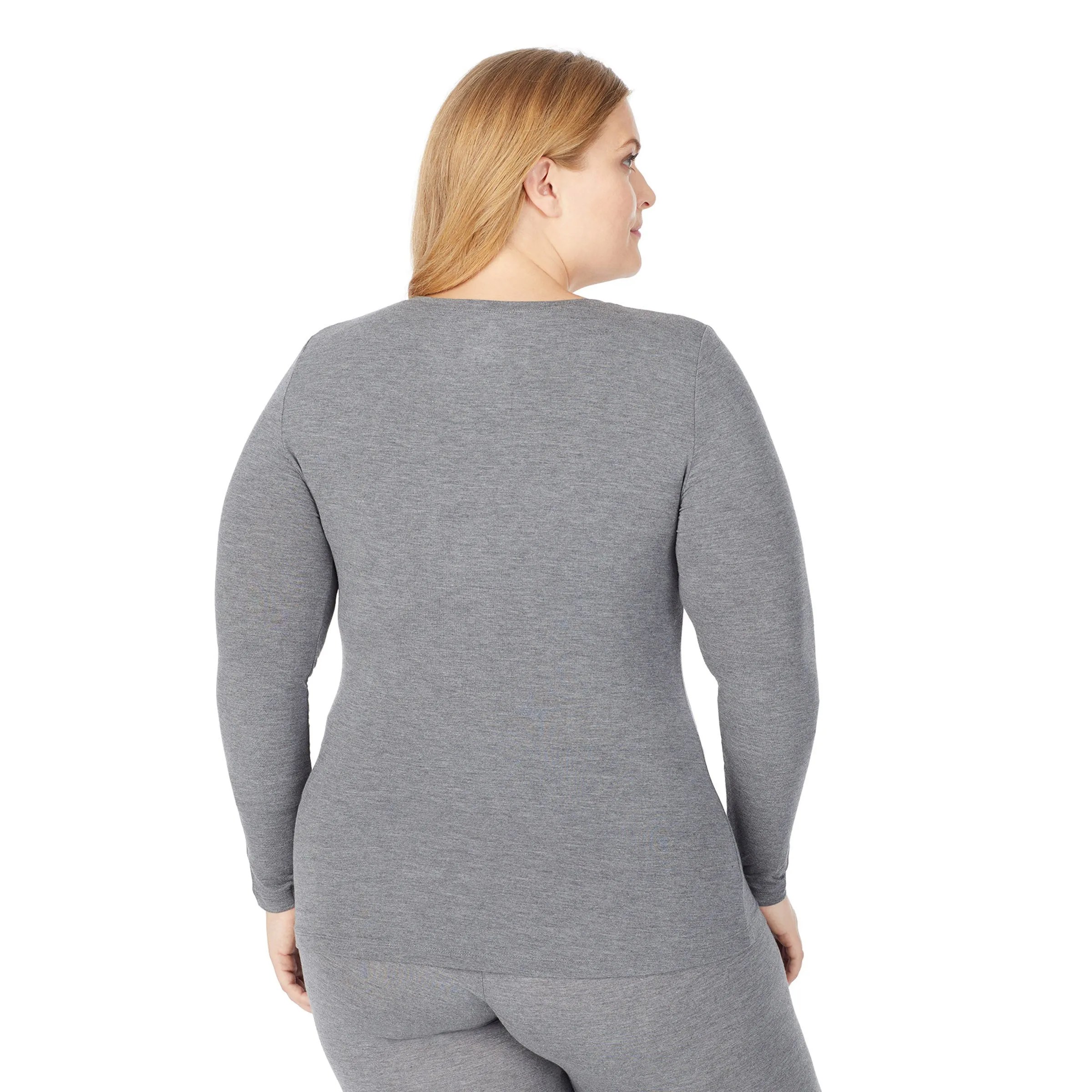 Softwear With Stretch Long Sleeve V-Neck PLUS