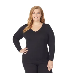 Softwear With Stretch Long Sleeve V-Neck PLUS