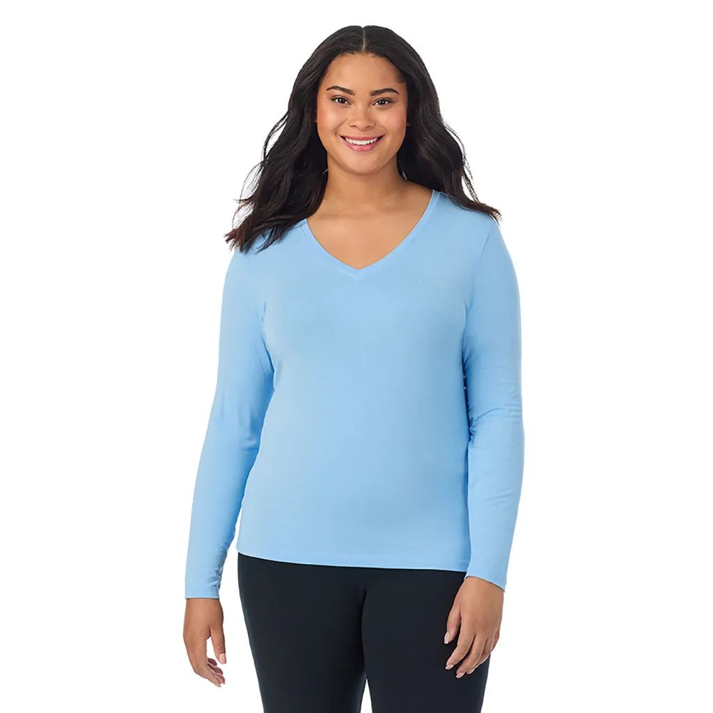 Softwear With Stretch Long Sleeve V-Neck PLUS