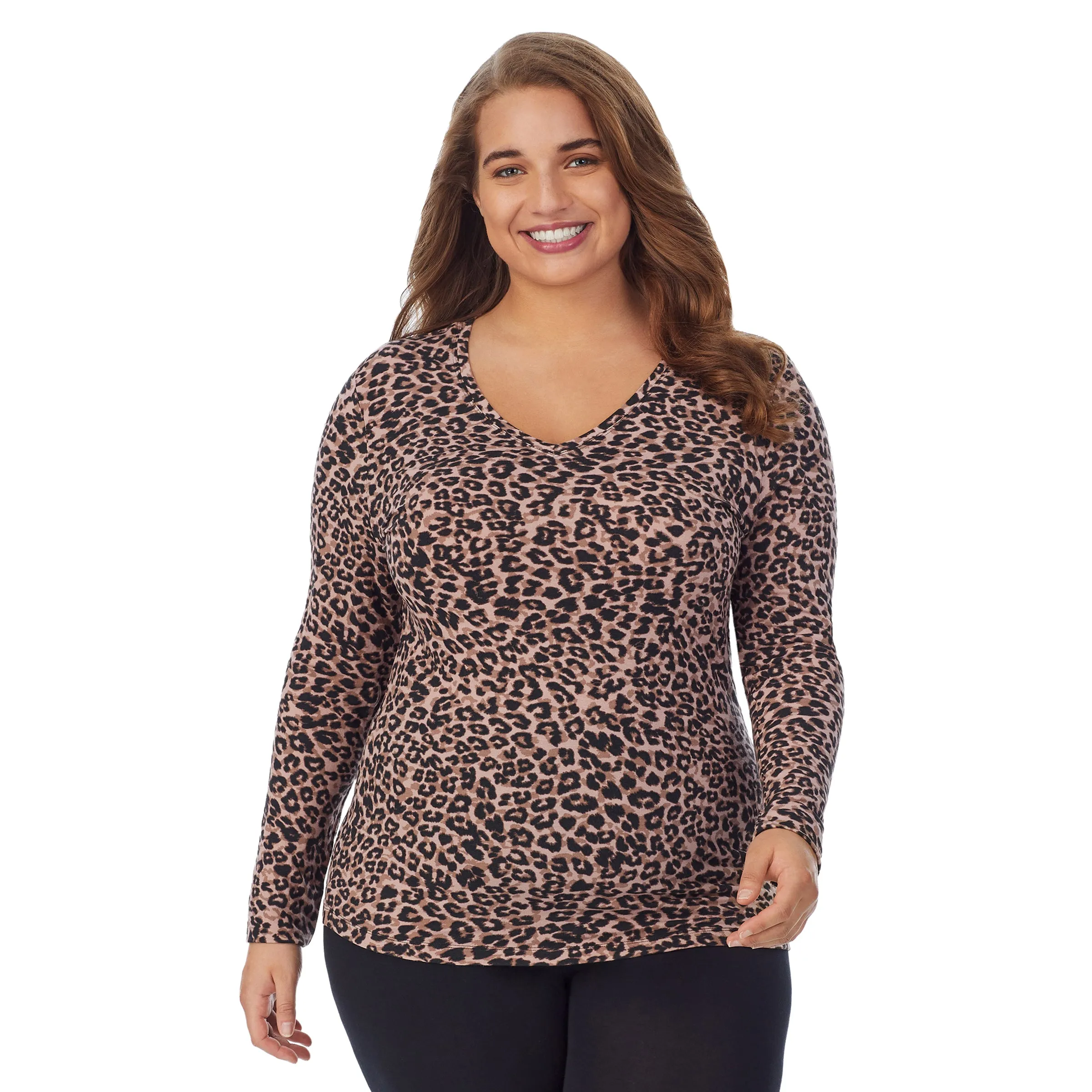 Softwear With Stretch Long Sleeve V-Neck PLUS