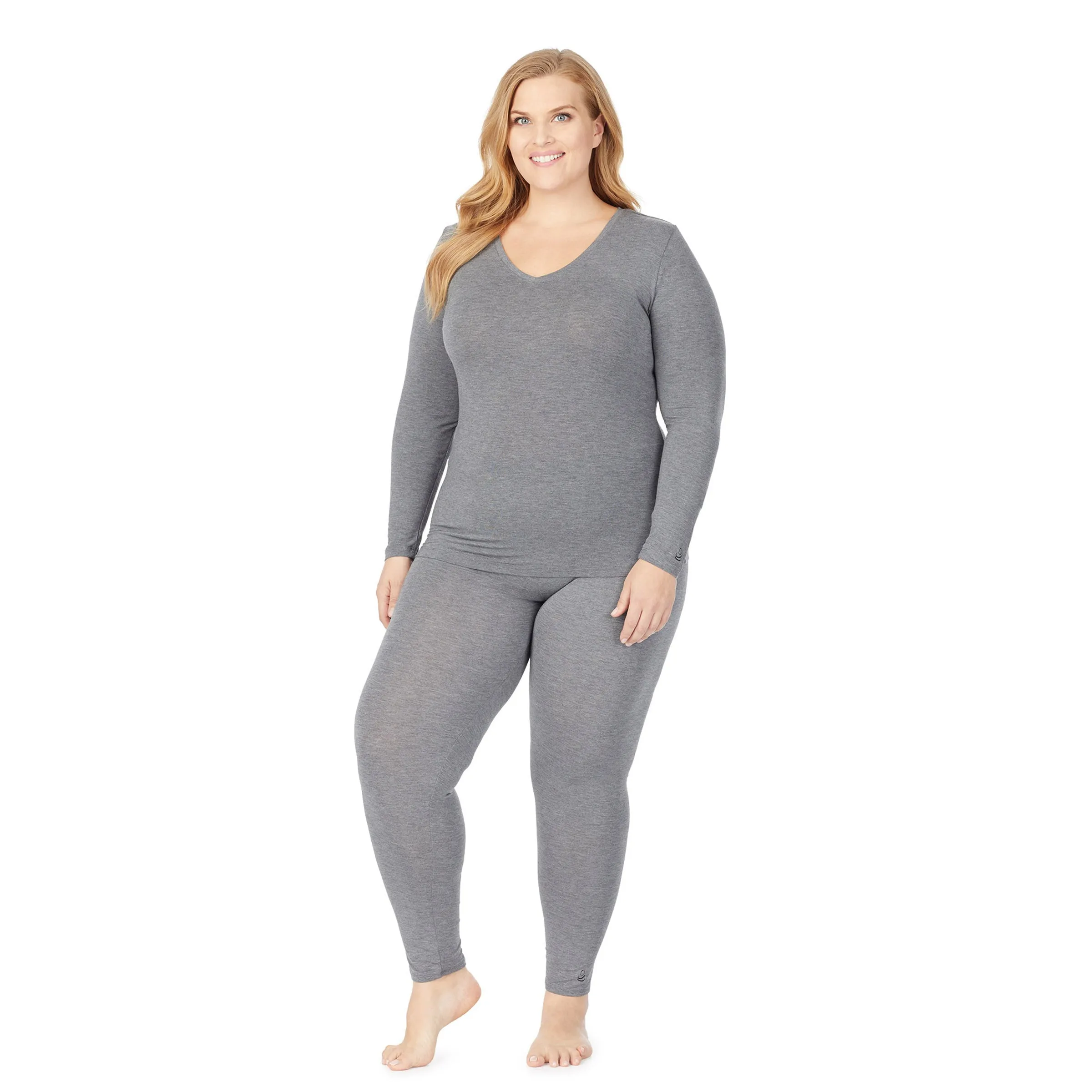 Softwear With Stretch Long Sleeve V-Neck PLUS