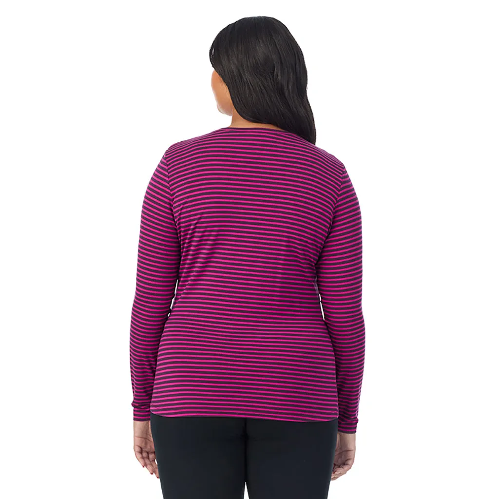 Softwear With Stretch Long Sleeve V-Neck PLUS