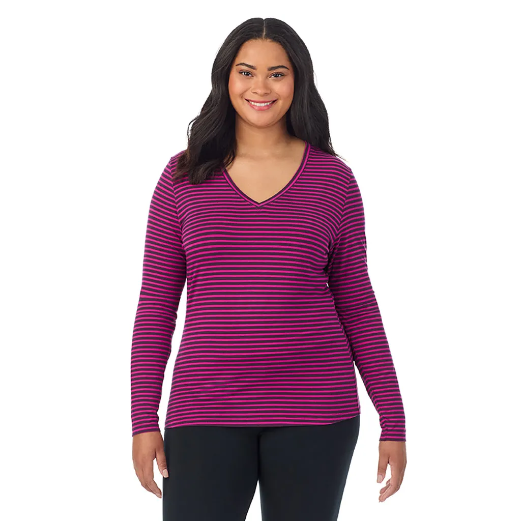 Softwear With Stretch Long Sleeve V-Neck PLUS