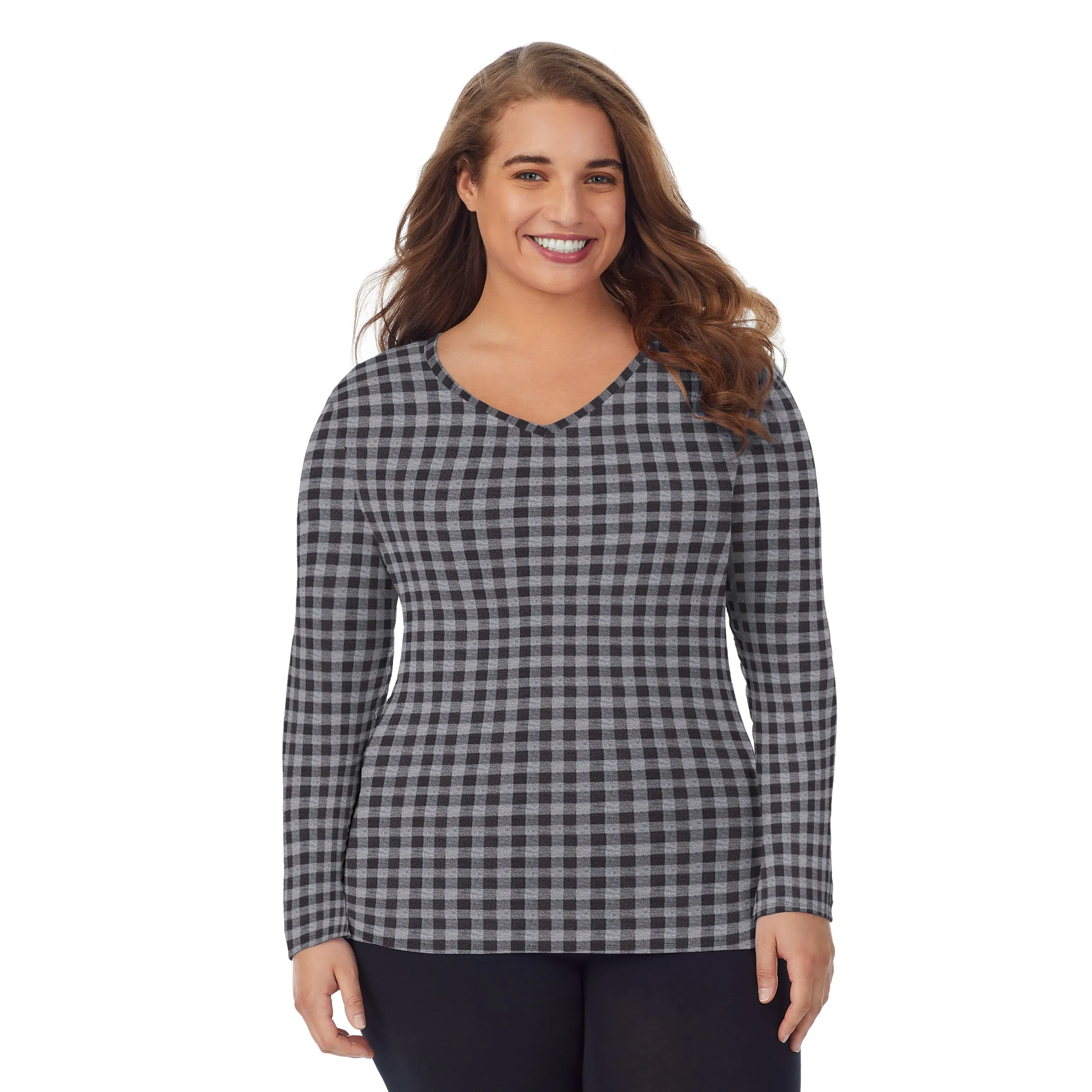 Softwear With Stretch Long Sleeve V-Neck PLUS