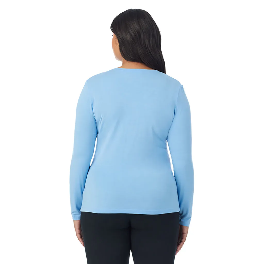 Softwear With Stretch Long Sleeve V-Neck PLUS